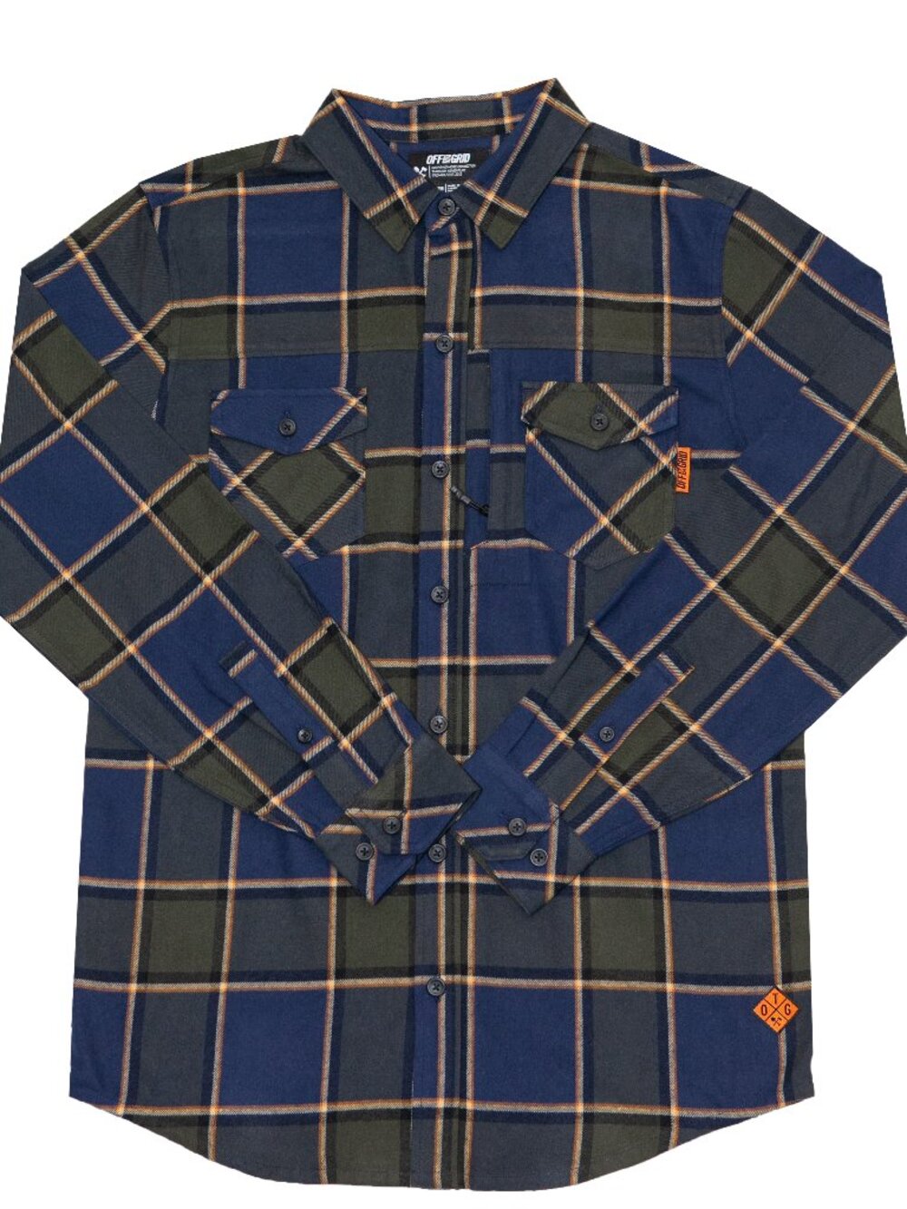 Off The Grid Surplus Destroyer Flannel - Dark Blue